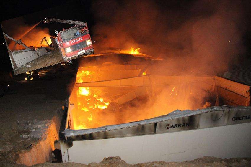 Şanlıurfa Organize Sanayide Yangın 