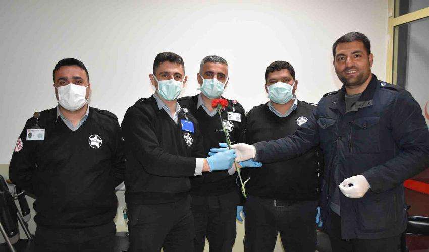 Siverek'te Sağlık Çalışanlarına Moral ziyareti