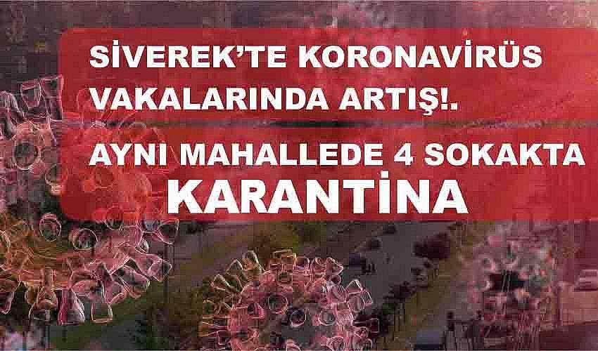 Siverek'te korona vakalarında artış