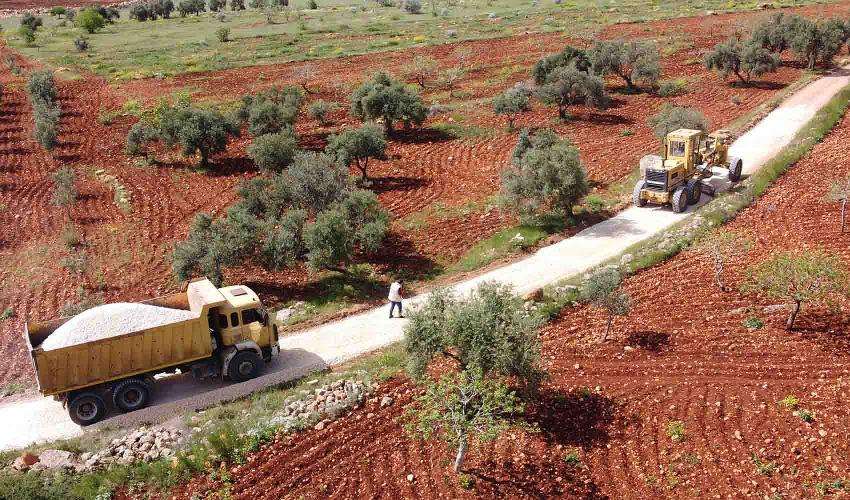 Saklı Cennet Halfeti Kırsalında Yol Çalışmaları Sona Geldi
